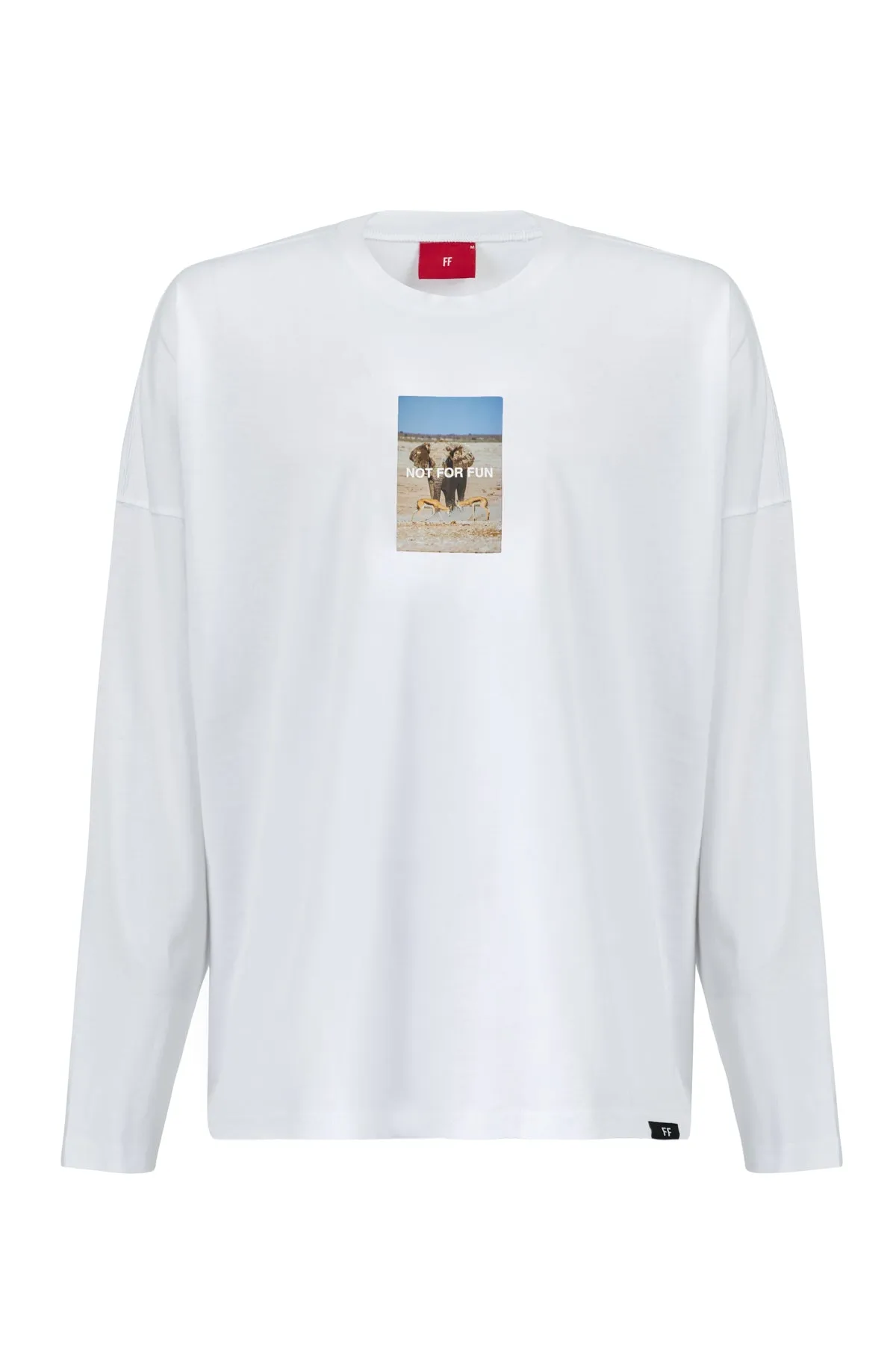 Not For Fun 007 / Long Sleeve Oversize T-shirt