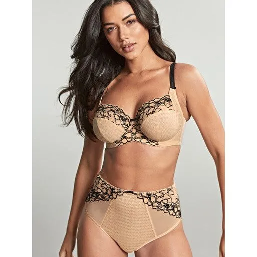Panache Envy Deep Brief Sand Black