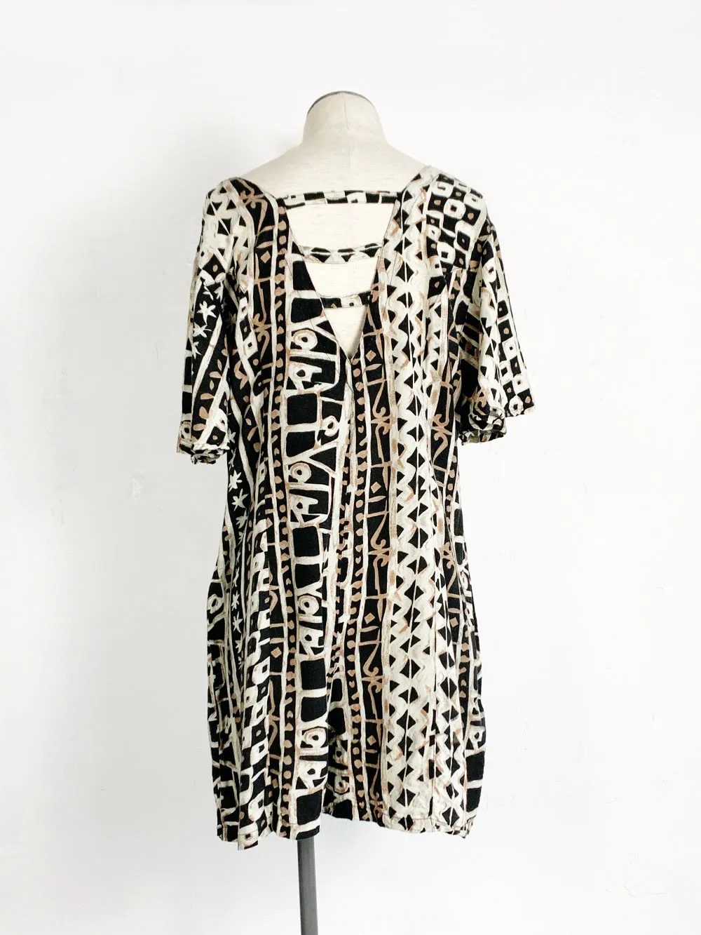 PBM Abstract Print Rayon Romper