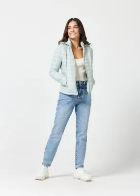 Pistachio Duck Down Puffer Jacket