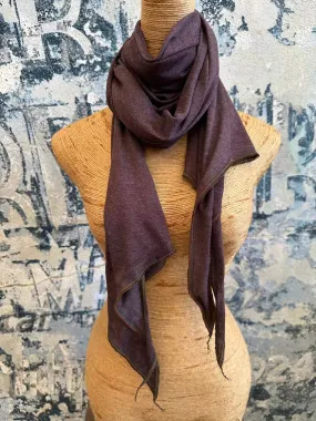 Plum Wisp Scarf