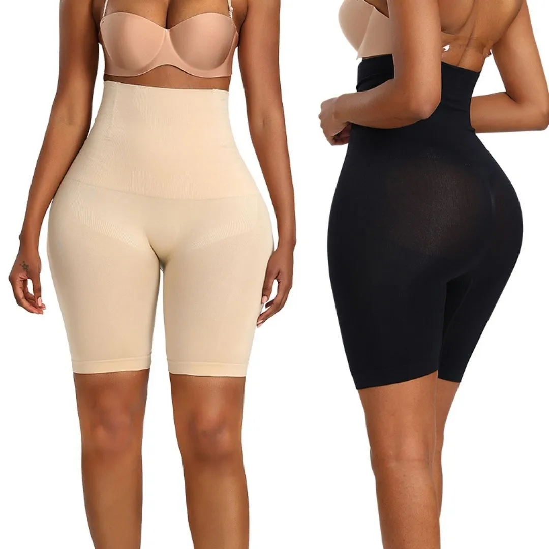 Plus Size High Waisted Seamless Shapewear Shorts