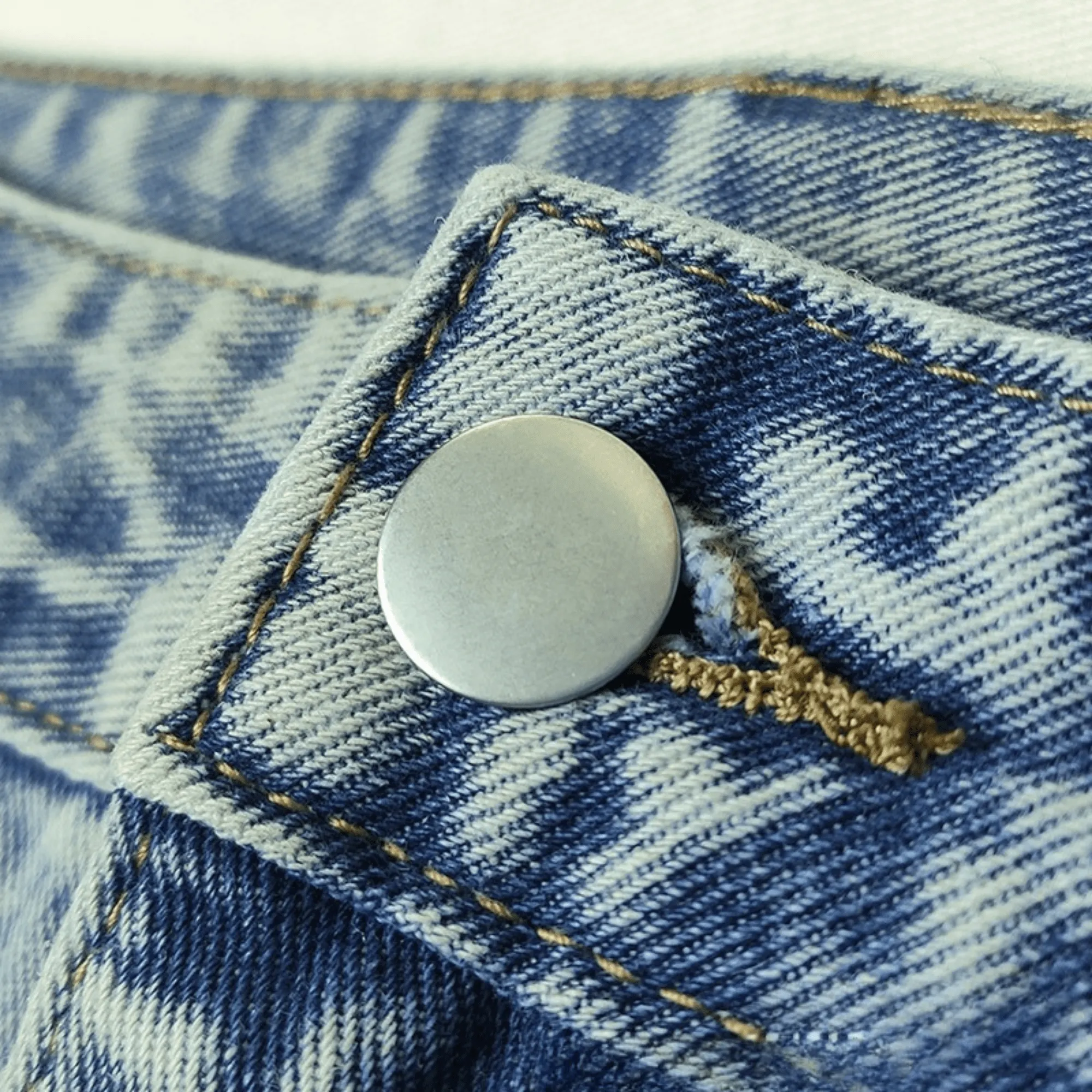 Pre Order:  Frayed Hem Denim Skirt