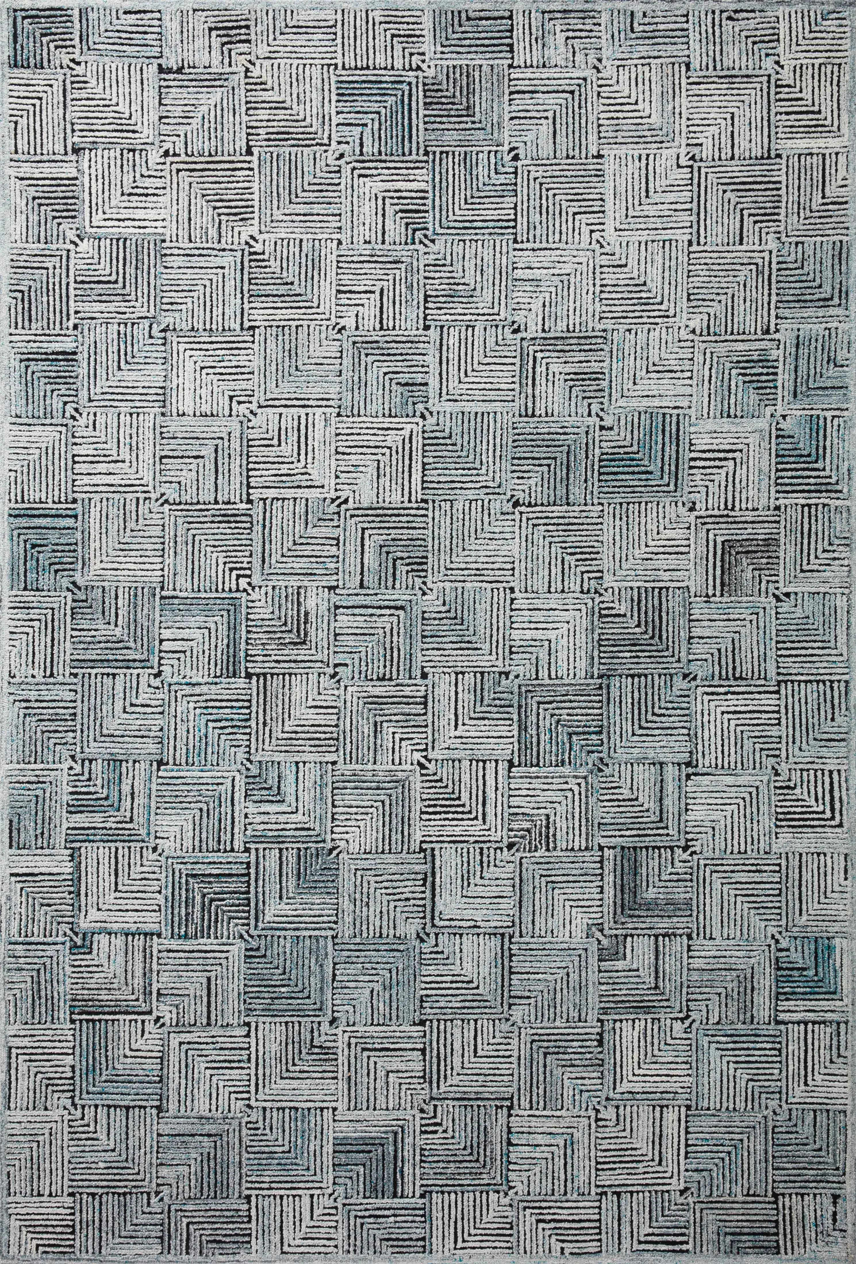 Prescott Rug in Arctic Blue