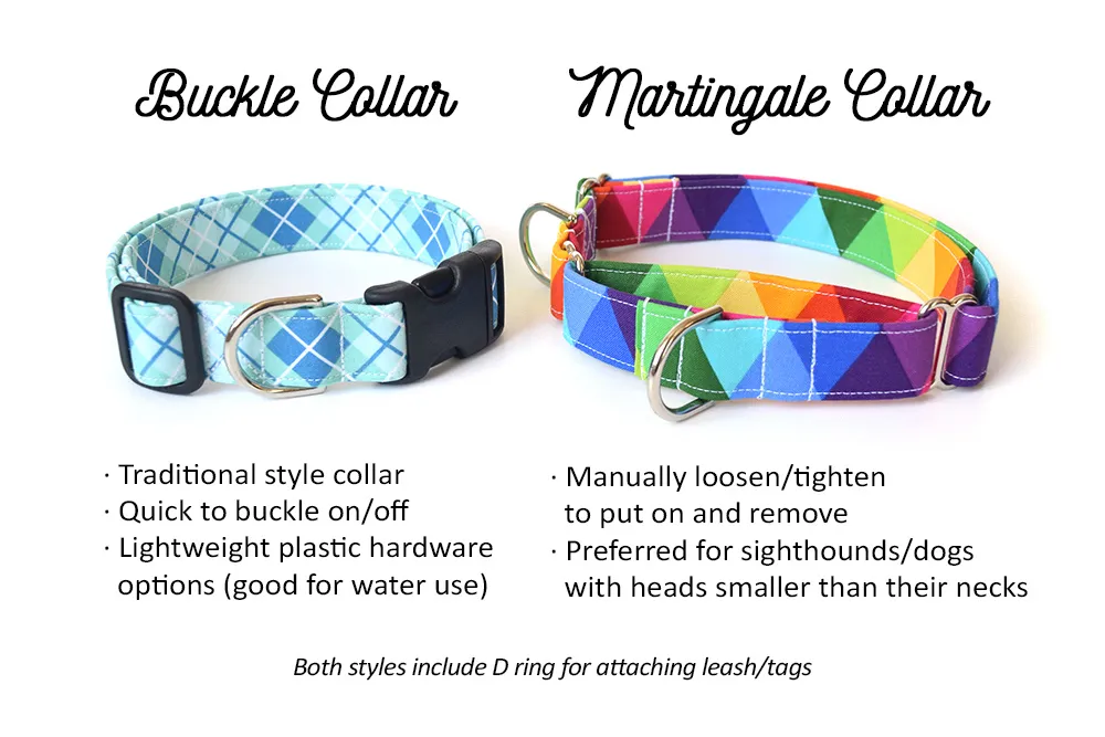 Purple & Black Arrows Dog Collar