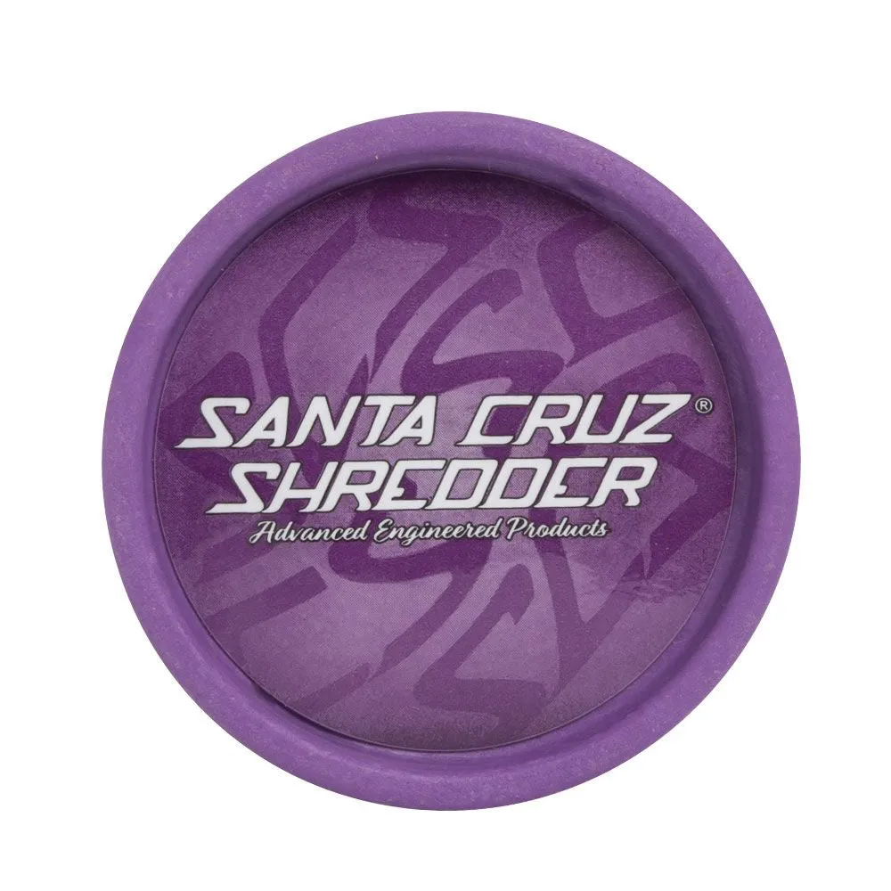 Purple / Lime Green - Santa Cruz Shredder - 2 Piece Hemp Plastic Grinder