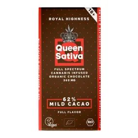 Queen Sativa - Royal Highness - Full Spectrum CBD Infused Organic Chocolate