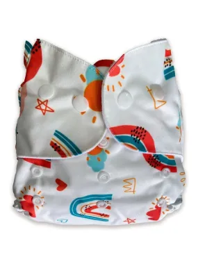 Rainbow Dash Print- Reusable Diaper