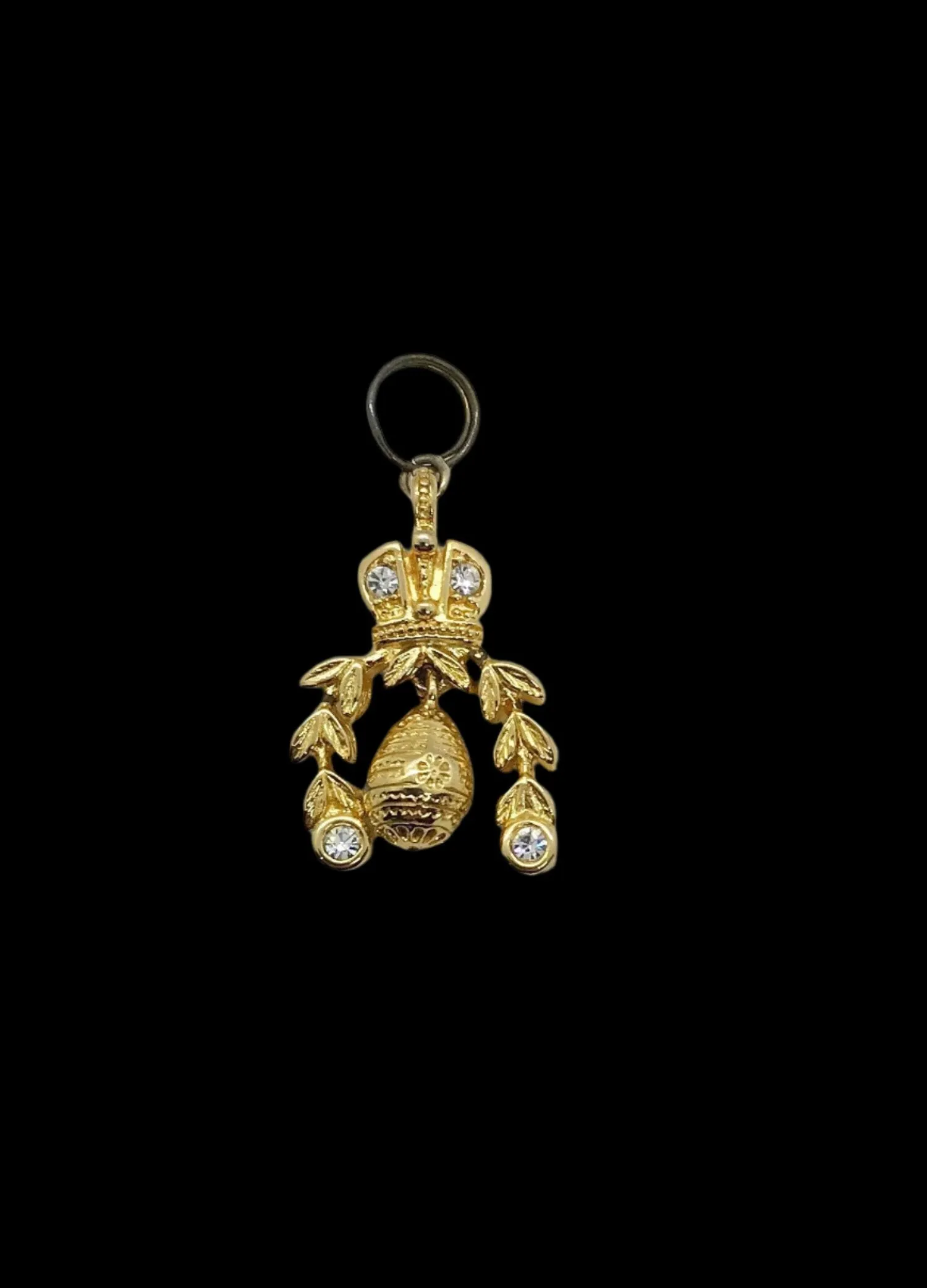 Regal Imperial Pendant with Sparkling Crown