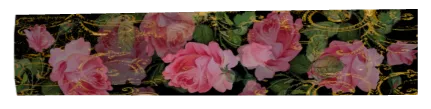 Rose Floral Chiffon Scarf