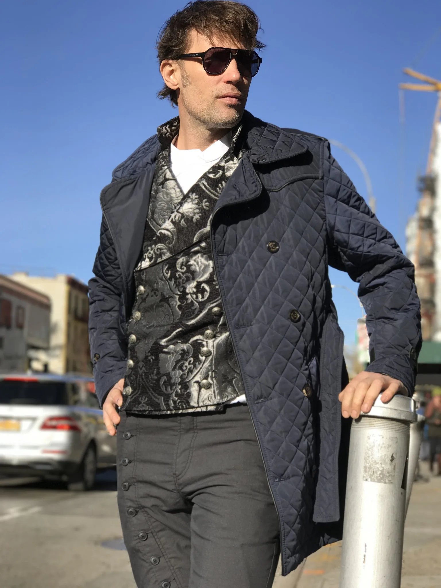 Royal Ruched Trenchcoat