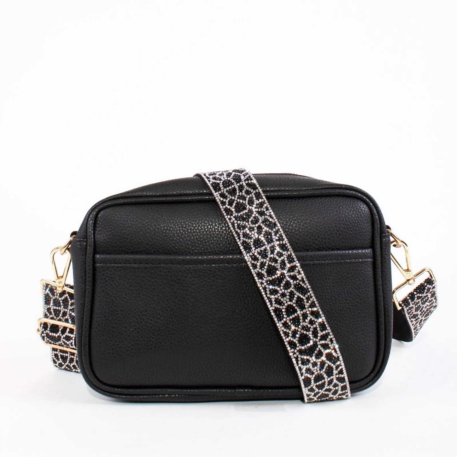 RS038W Sparkling Rhinestone Lattice Web Pattern Strap