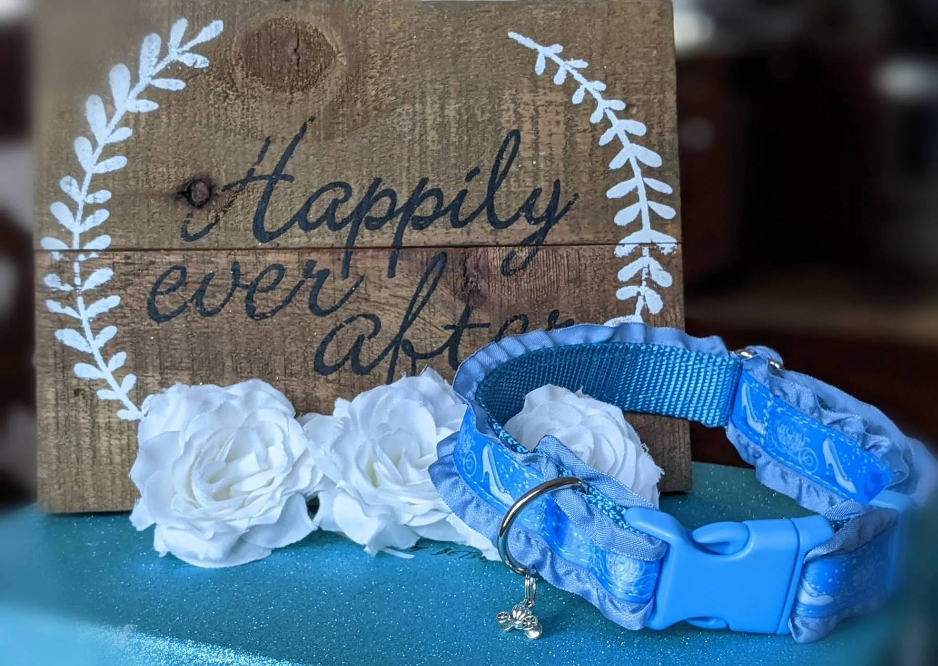 Ruffle Add-On, Ruffle dog collar, Custom Dog collar, Girly, Dog collar, Cat collar