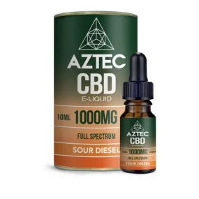 SALE!!! Aztec - Full Spectrum 10ml CBD E-Liquid - Sour Diesel