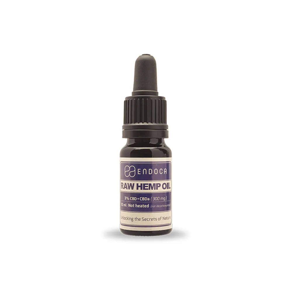 SALE!! Endoca Hemp Oil Drops 300mg 3% CBD