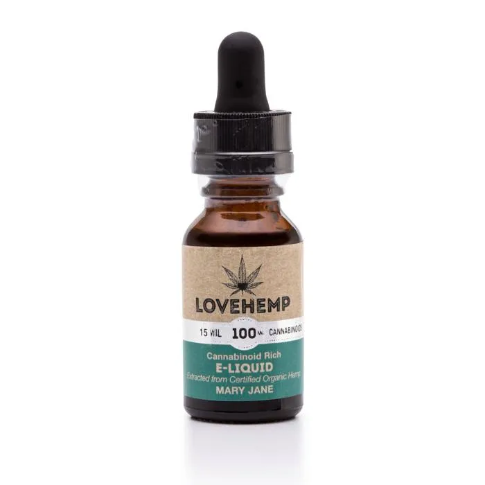 SALE!! Love Hemp™ CBD E-Liquid – 100mg CBD – 15ml