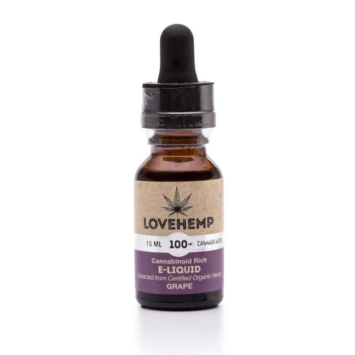 SALE!! Love Hemp™ CBD E-Liquid – 100mg CBD – 15ml
