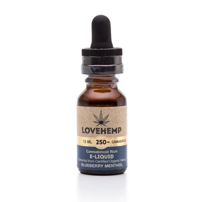 SALE!! Love Hemp™ CBD E-Liquid – 250mg CBD – 15ml
