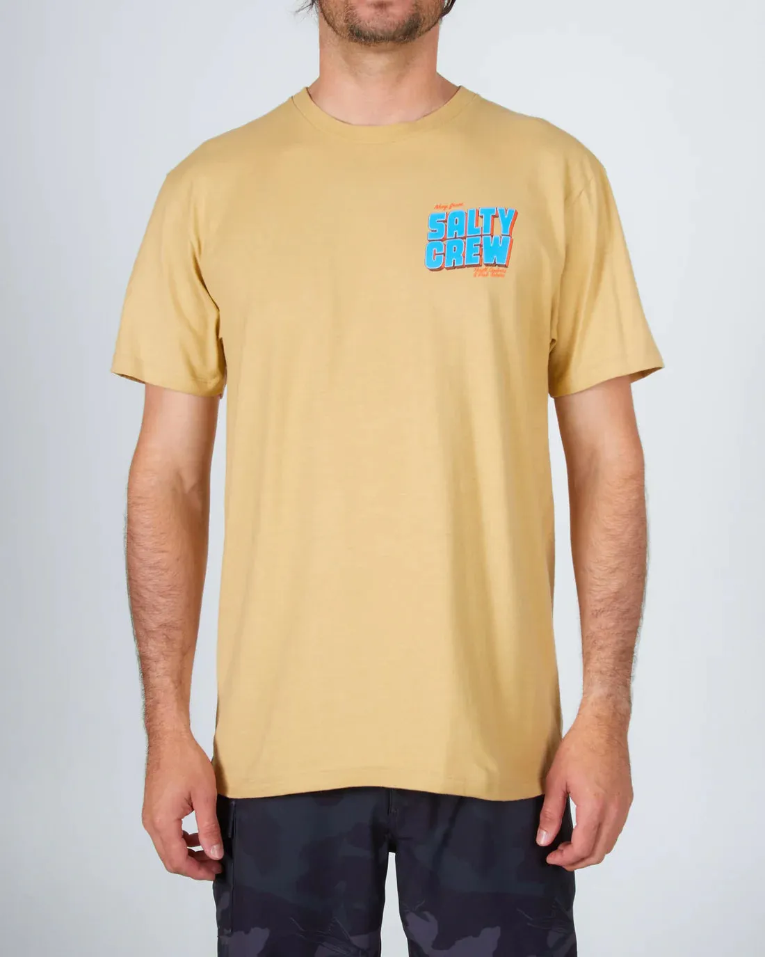 Salty Crew Greetings Tee - Camel