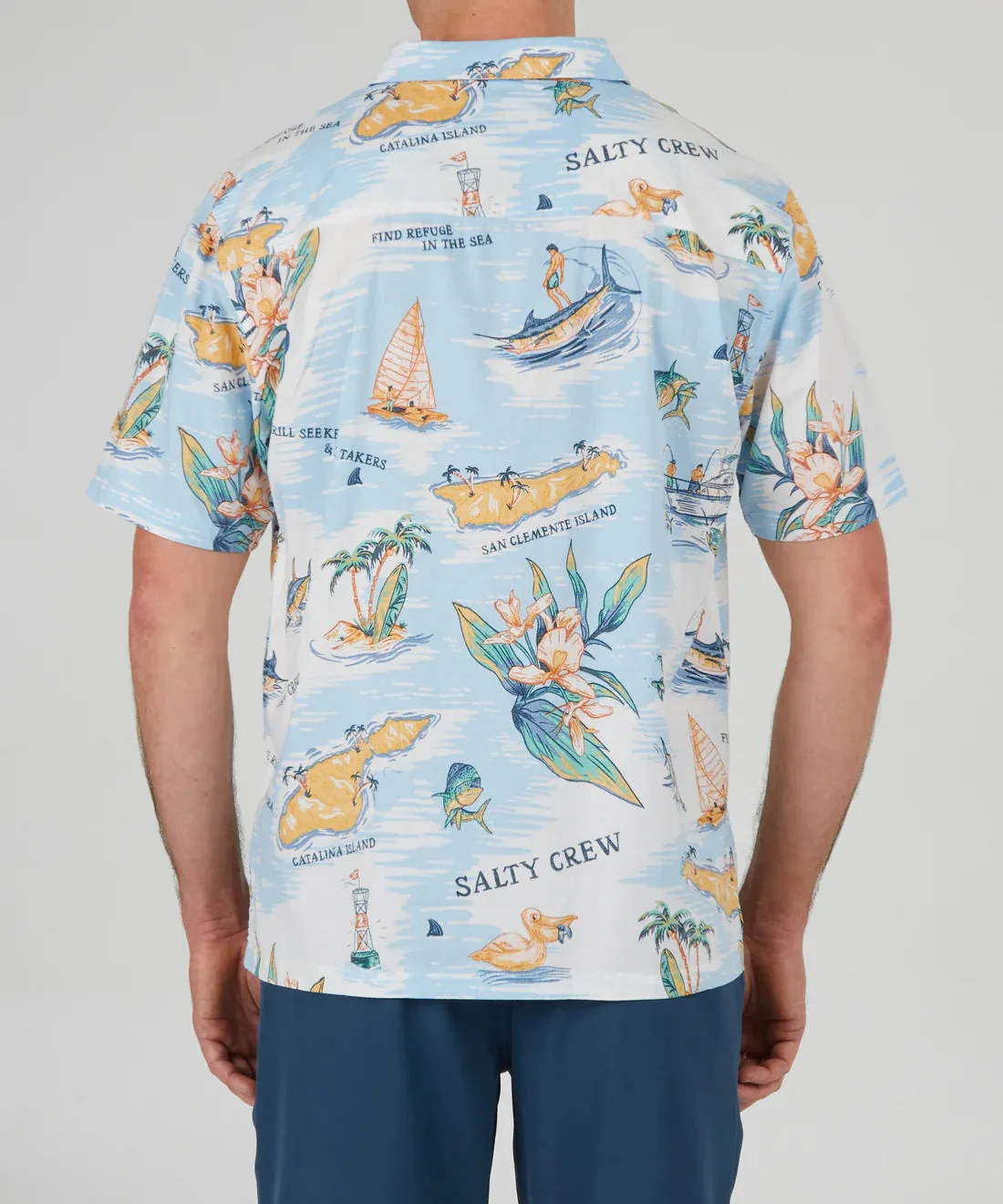 SALTY CREW ISLAND SS WOVEN