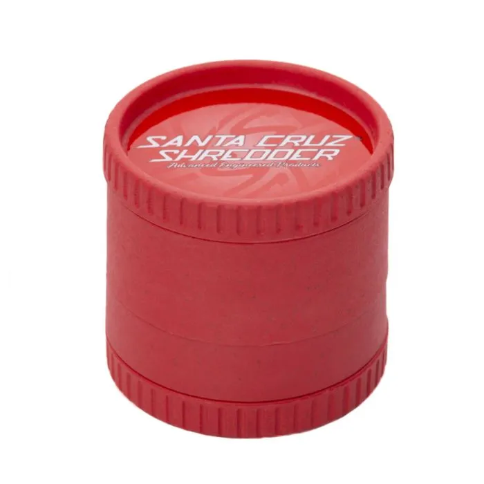 Santa Cruz Shredder - Coloured 4pc Hemp Plastic Grinder