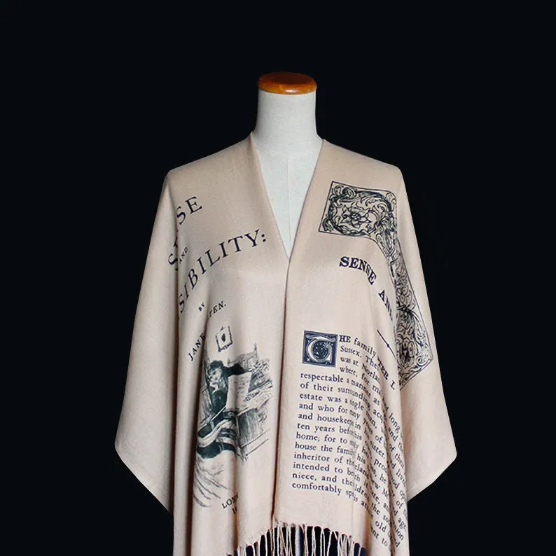 Sense and Sensibility by Jane Austen Scarf Shawl Wrap
