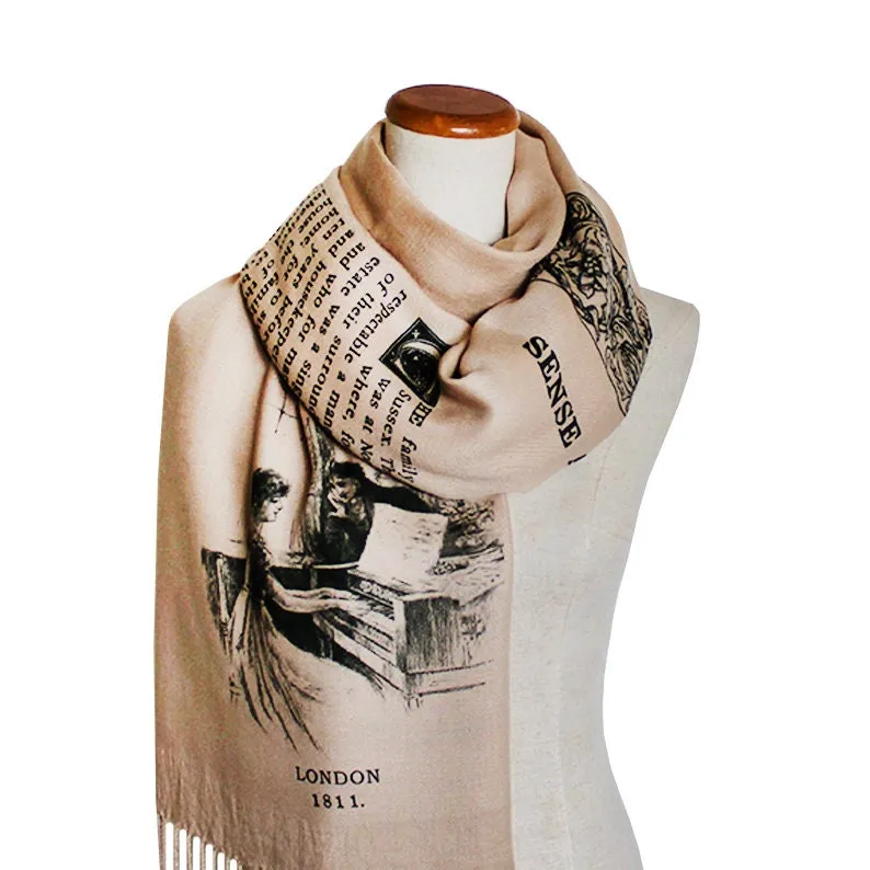 Sense and Sensibility by Jane Austen Scarf Shawl Wrap