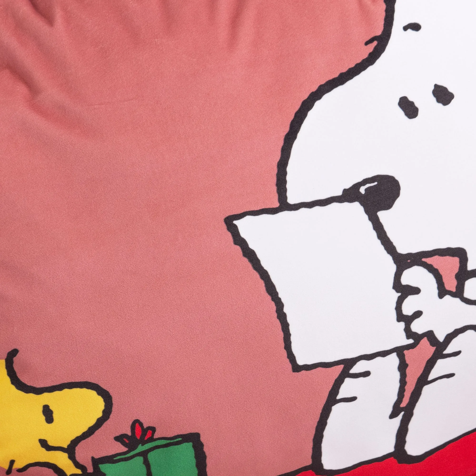 Snoopy High Back Support Cuddle Cushion - Snoopy & Woodstock