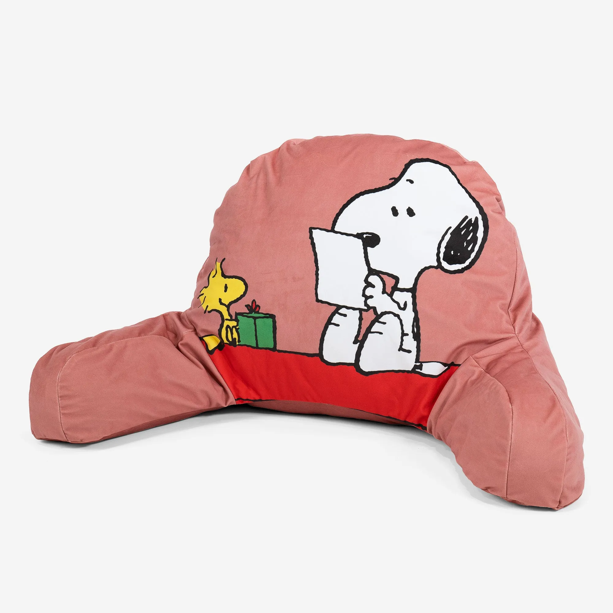 Snoopy High Back Support Cuddle Cushion - Snoopy & Woodstock