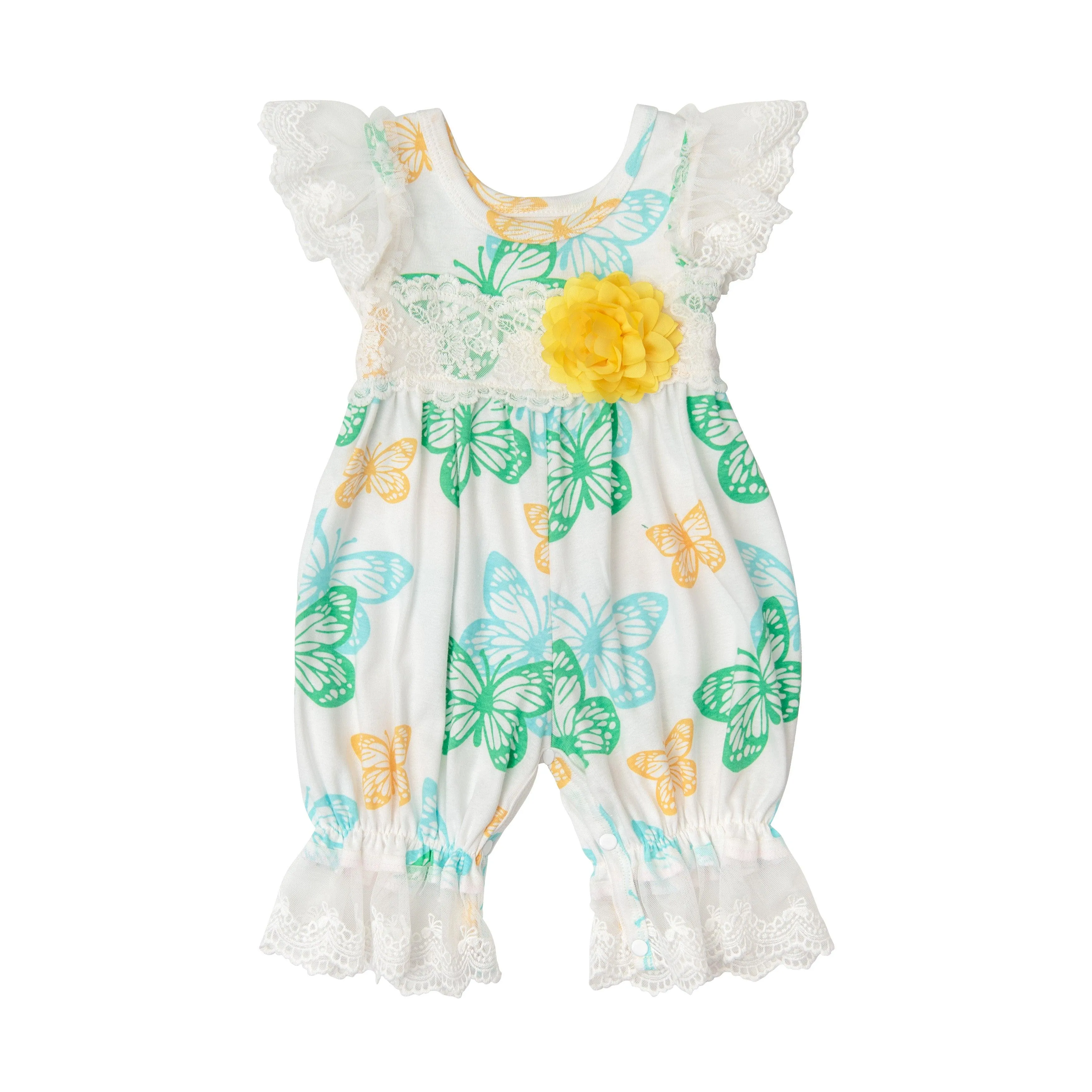 Spring Special Butterfly Baby Romper