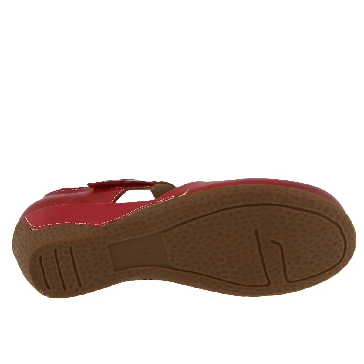 Spring Step Women's Gloss Red Leather