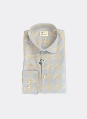 Stenströms Twill Checked in Light Blue