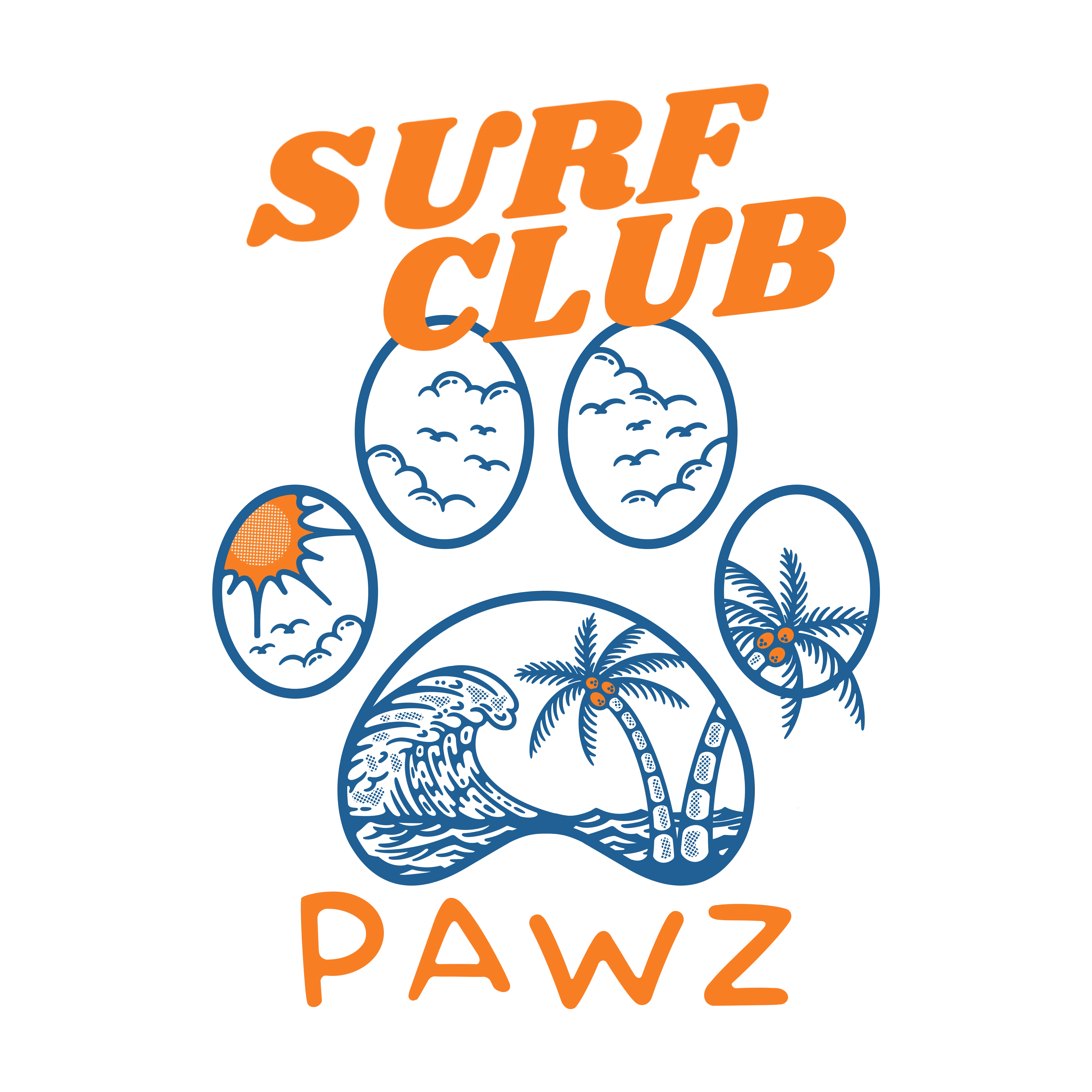 Surf Club (Adult Short Sleeve T-Shirt)