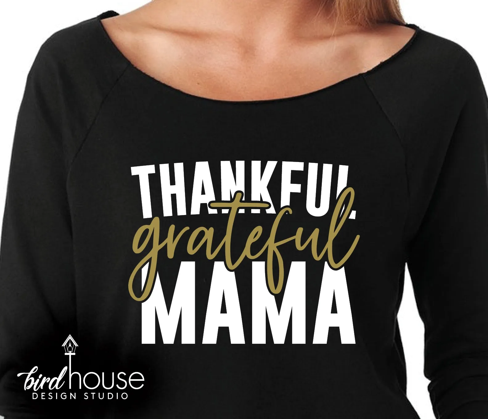 Thankful Grateful Mama Personalized Shirt, mom Life, Abuela Grandma Aunt Mom Mommy Thanksgiving,