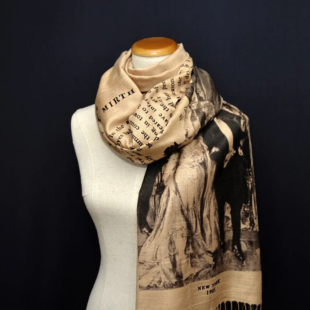 The House of Mirth by Edith Wharton Scarf Wrap Shawl