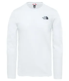 The North Face Easy Long-Sleeve Men Lifestyle Long Sleeve White/Black Nf0A2Tx1-Fn4-1