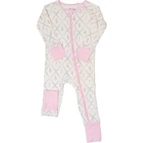 The Uptown Baby - Flower Trellis Sleep Romper