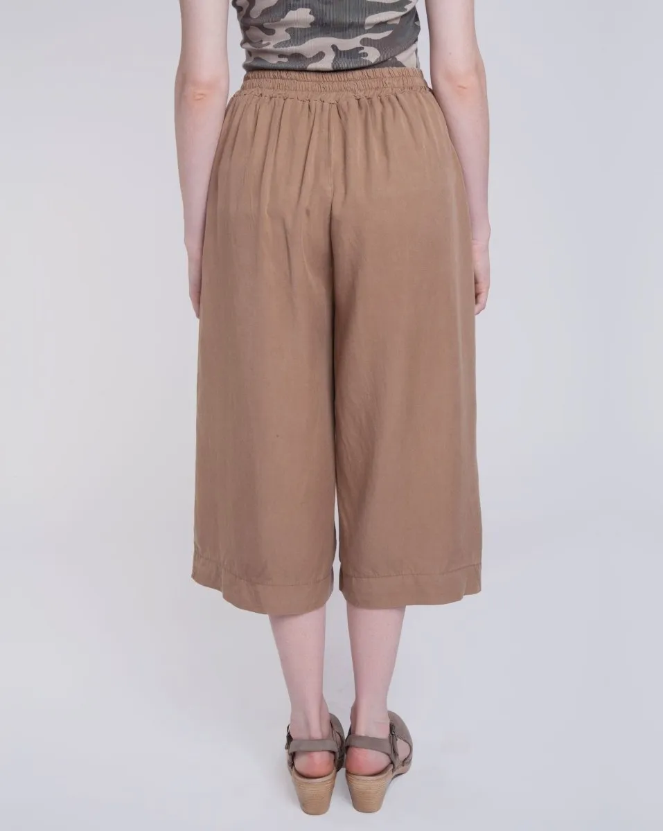 Tie-Waist Swing Culottes