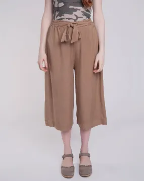 Tie-Waist Swing Culottes