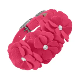 Tinkie's Garden Party Collar — Raspberry