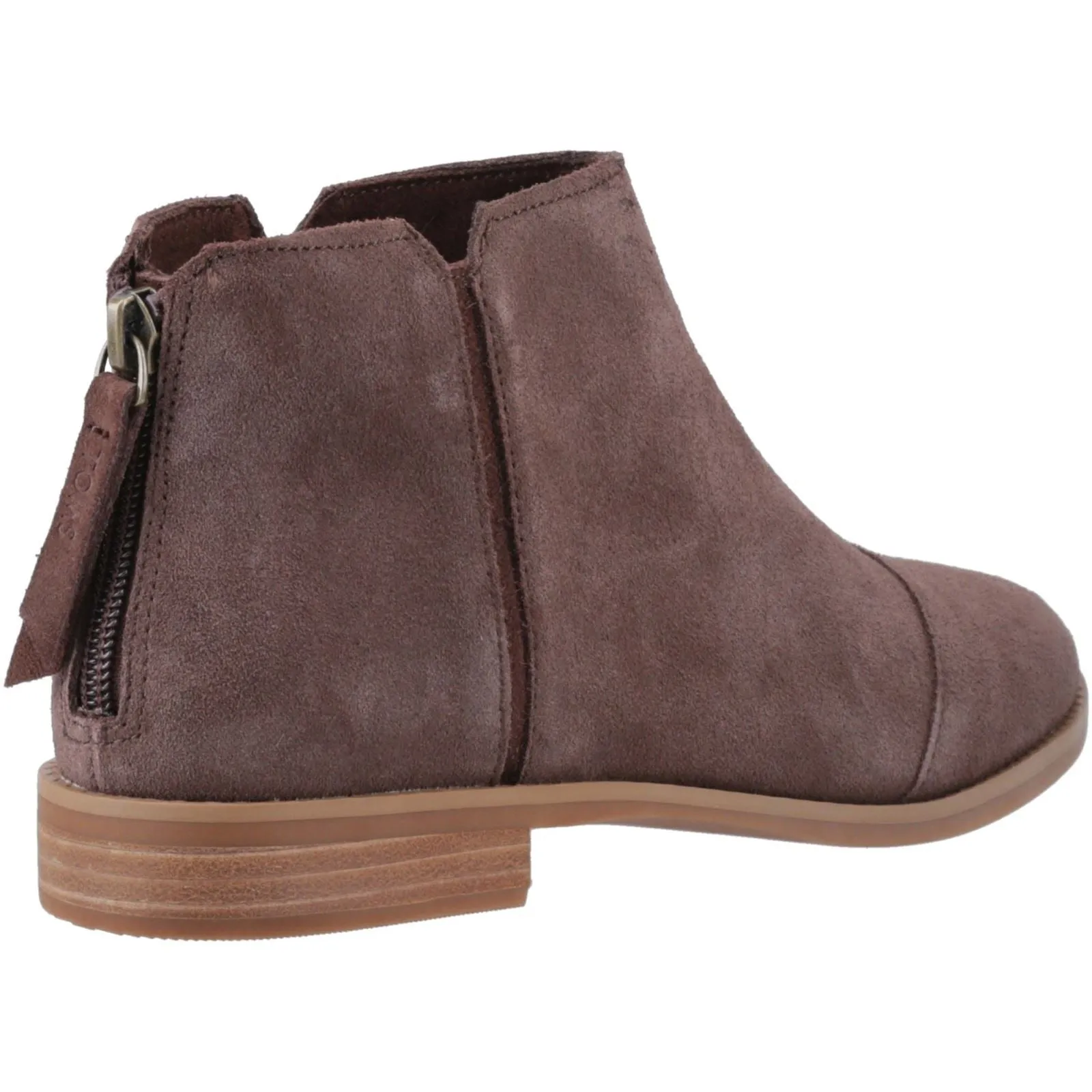 TOMS Rylie Leather Women's Dark Brown Boots