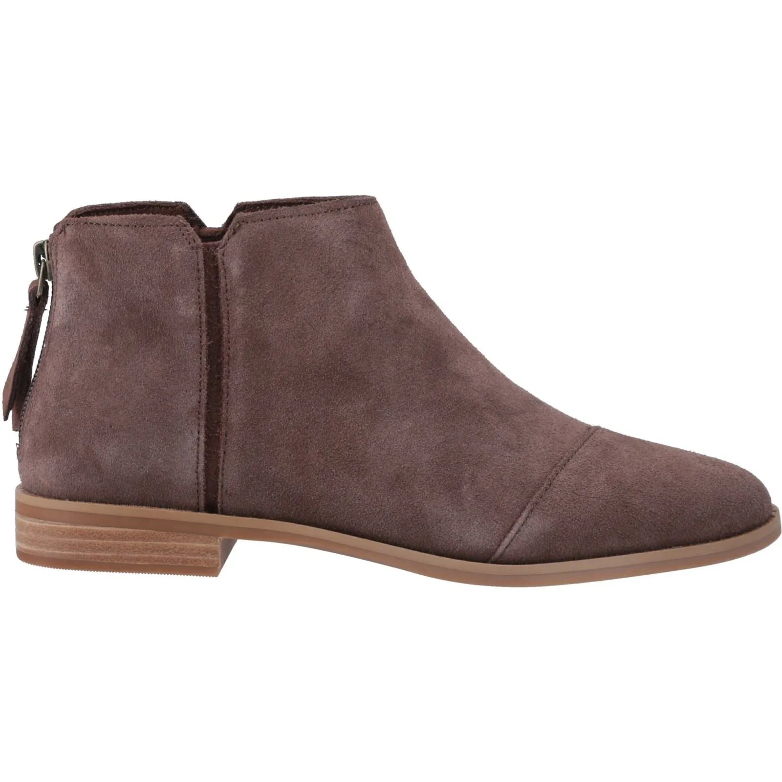 TOMS Rylie Leather Women's Dark Brown Boots