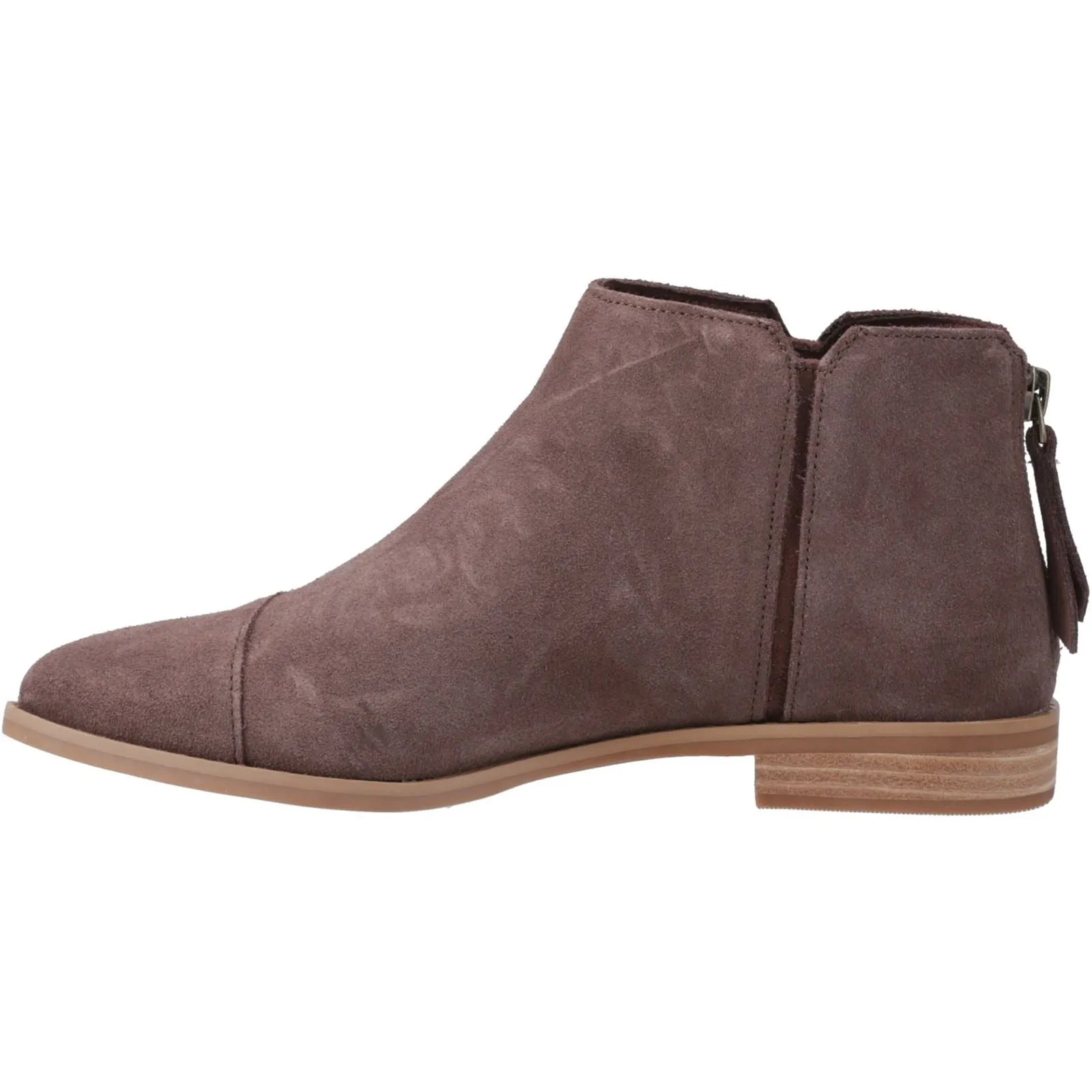 TOMS Rylie Leather Women's Dark Brown Boots