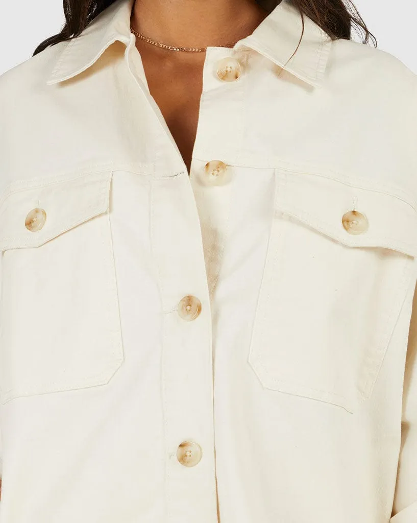 Twill Shacket