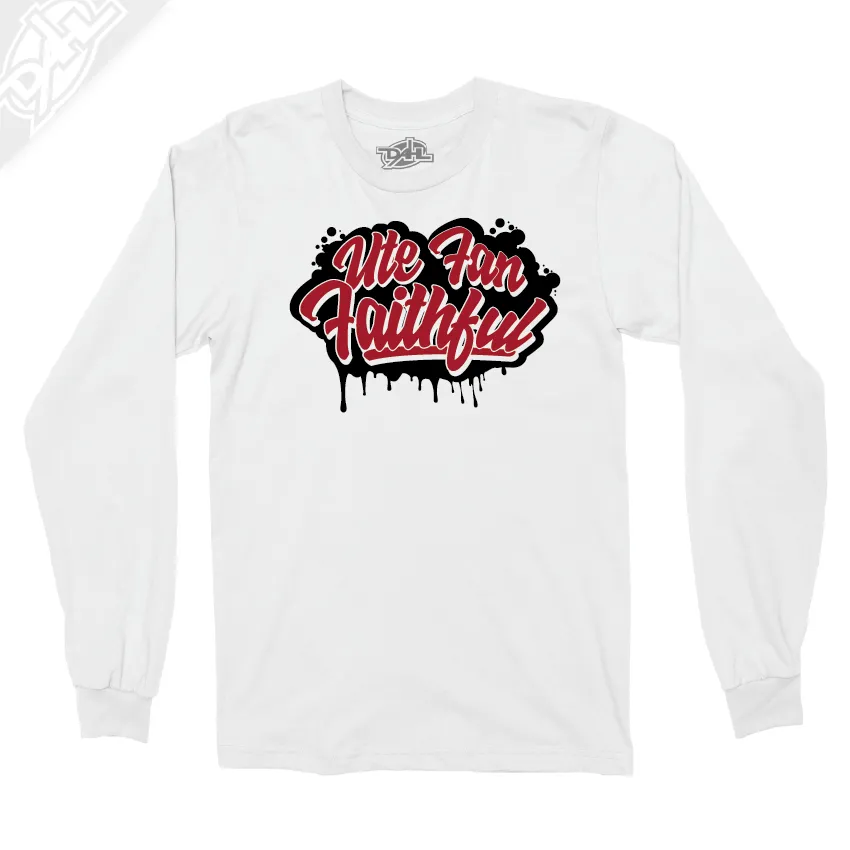 Ute Fan Faithful Script - Long Sleeve