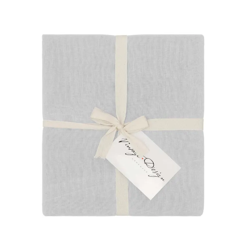 Vintage Design Hemp Grey Tablelcoth