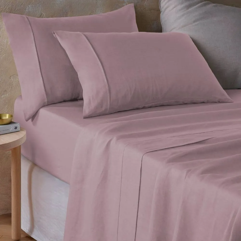 Vintage Design Hemp Sheet Set