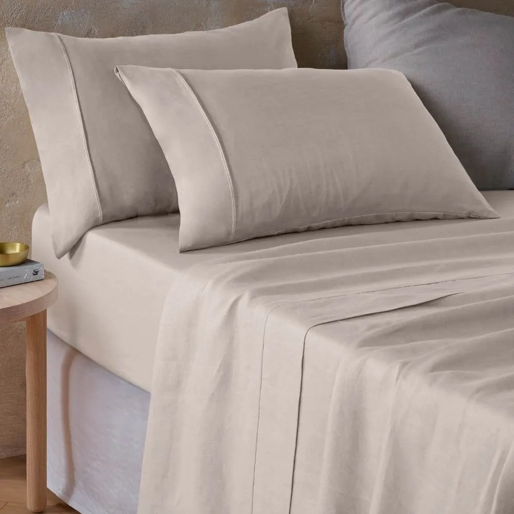 Vintage Design Hemp Sheet Set