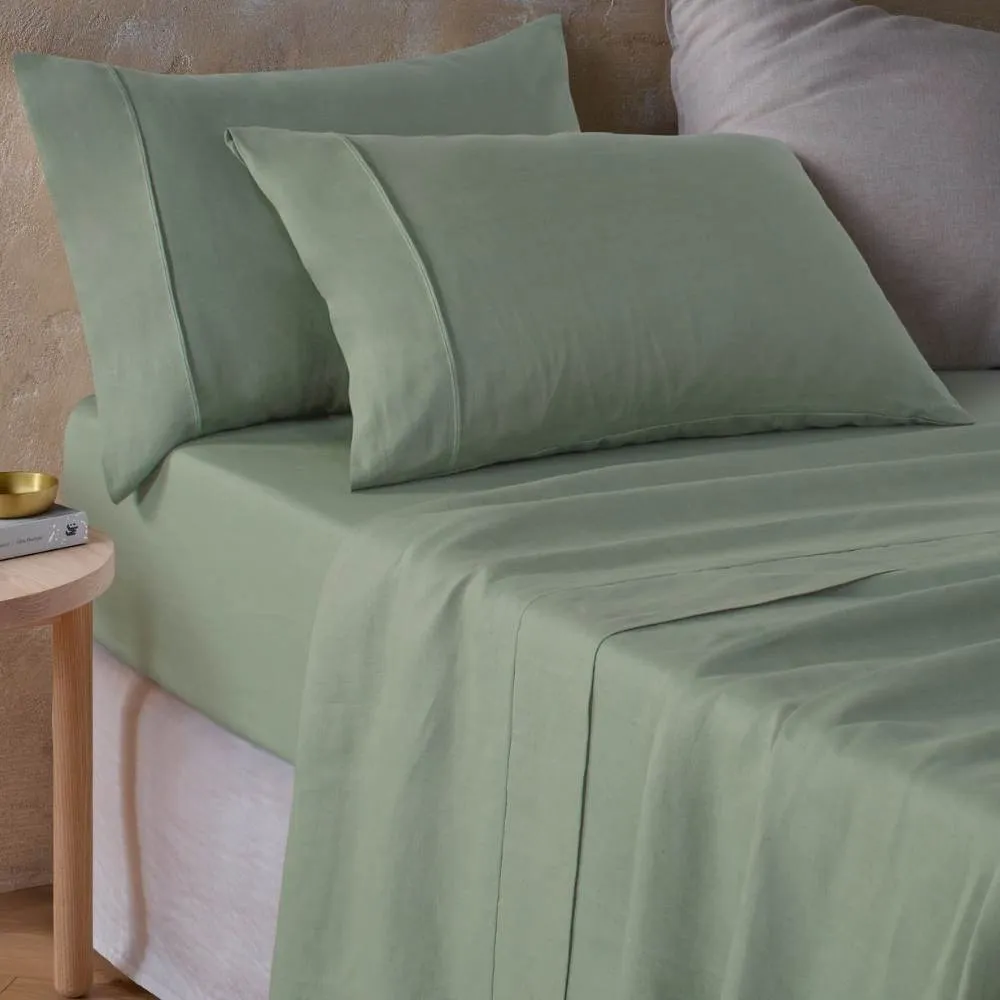Vintage Design Hemp Sheet Set