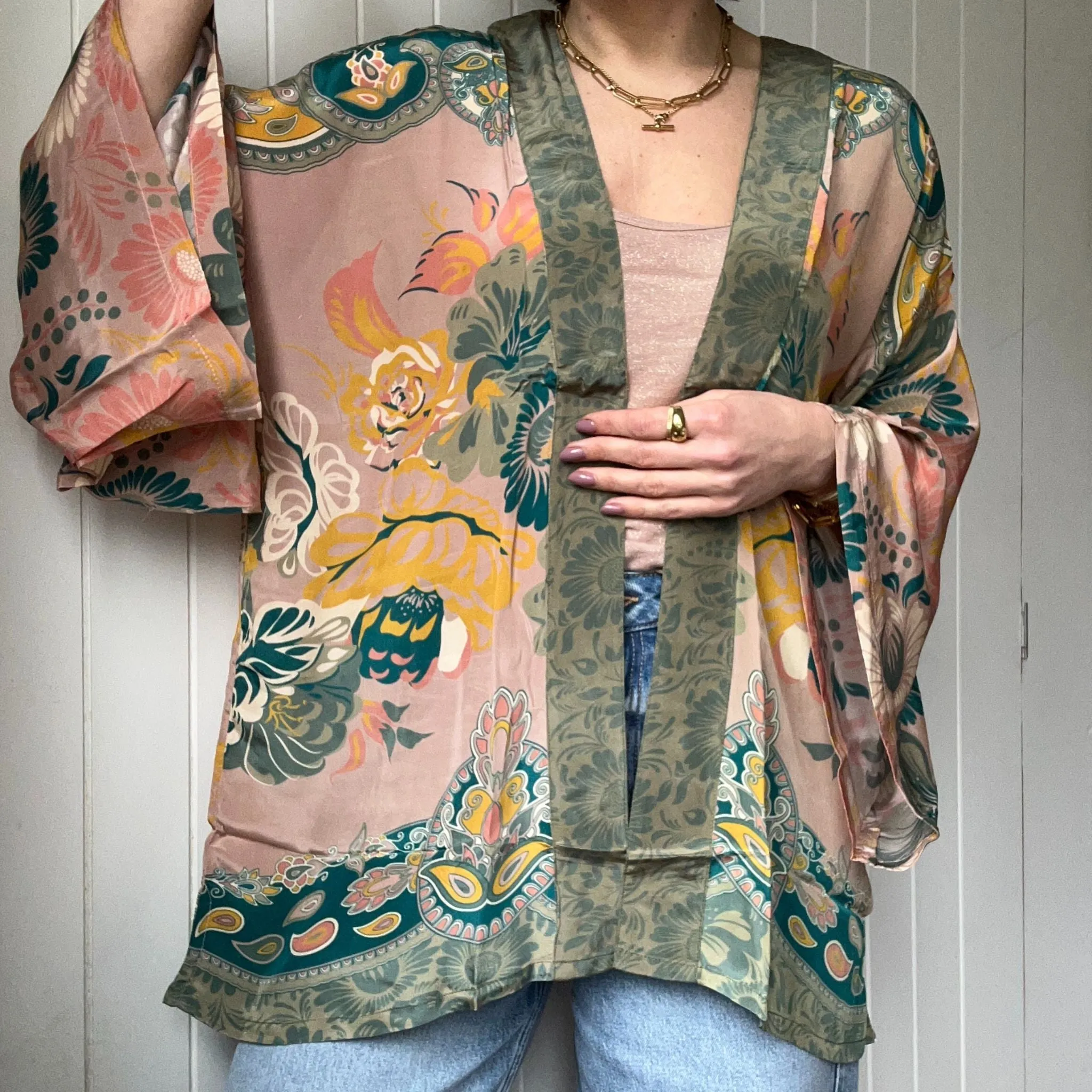 Vintage Style Kimono Jacket